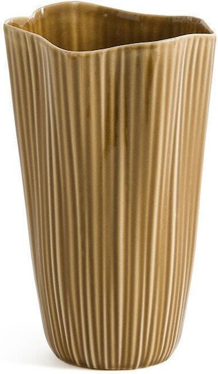 La Redoute Interieurs Keramik Vase Gelbe 13x13xY13cm