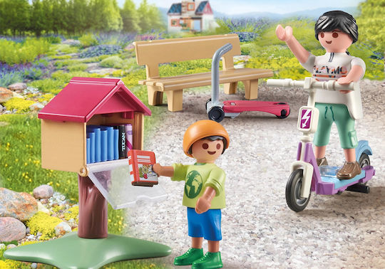 Playmobil MyLife Outdoor Replacement Library for 4-10 years old