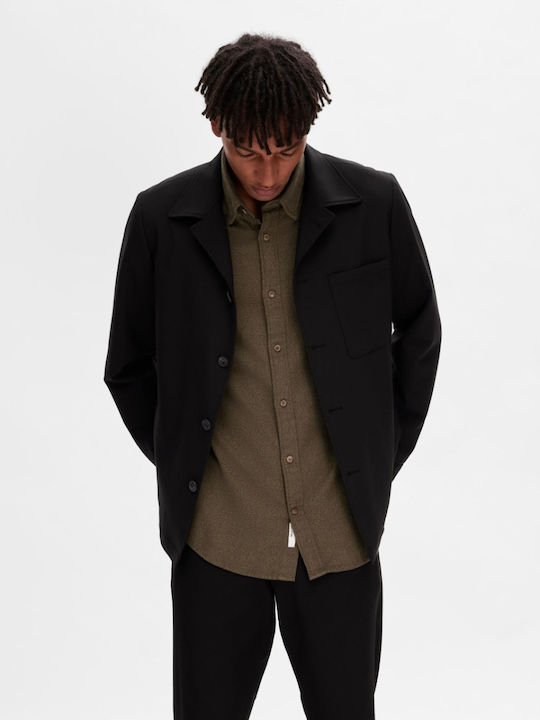 Selected Men's Winter Jacket Black