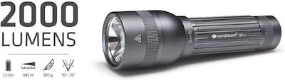 Suprabeam Flashlight LED with Maximum Brightness 2000lm