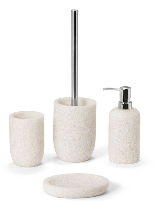 Andrea House Ceramică Coș de gunoi pentru baie Alb