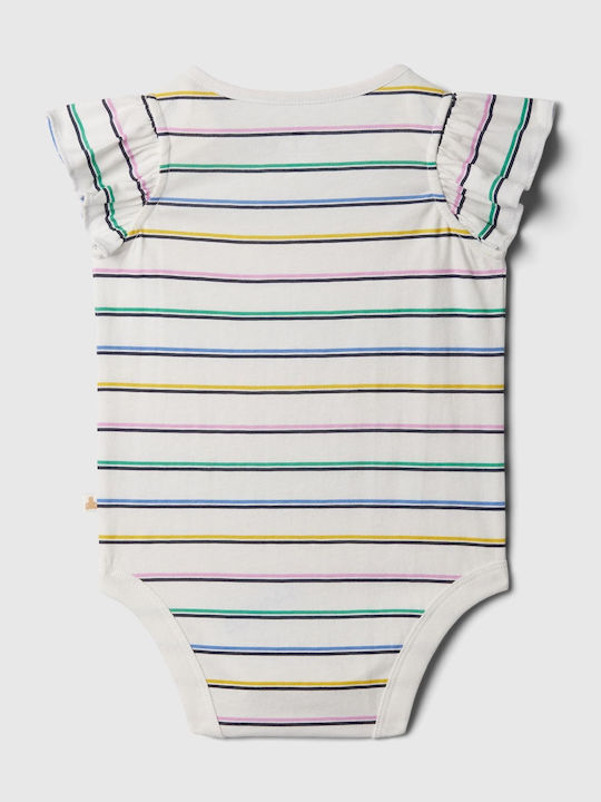 GAP Set Body pentru Bebeluși White Multi Stripe