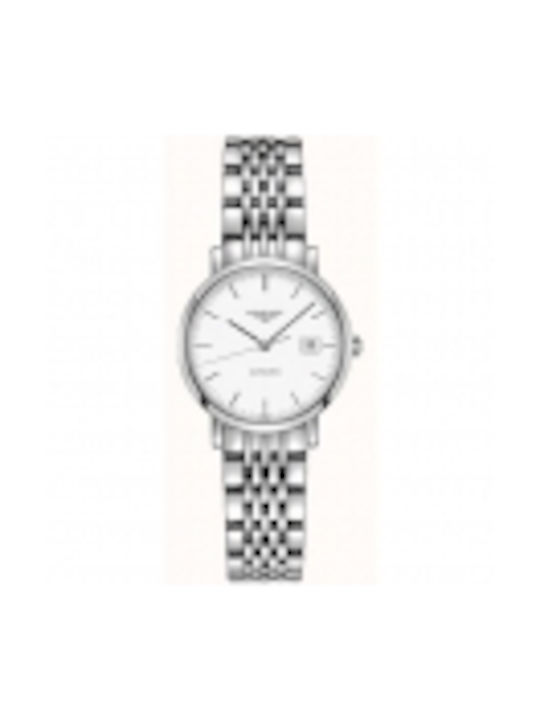 Longines Elegant Watch Automatic with Silver Metal Bracelet