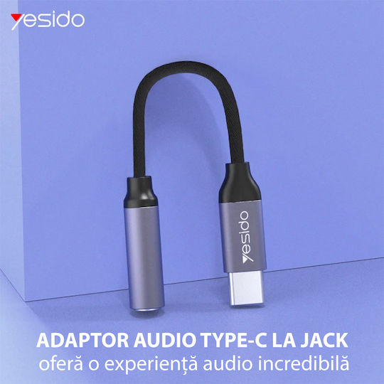 Yesido Converter USB-C male to 3.5mm female 1pcs