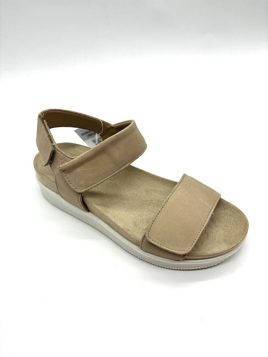 Imac Women's Flat Sandals Anatomic in Beige Color