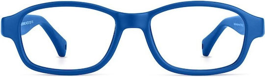 Nanovista Twitch SC 3.0 Children's Eyeglass Frame Butterfly with Clip On Blue NAO3230546SC