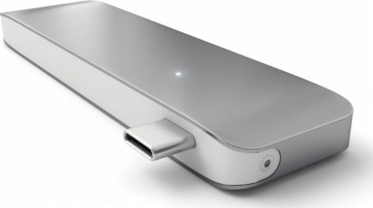 Satechi Hub 4 Porturi USB 3.0 Cu Conectare USB-C Gri