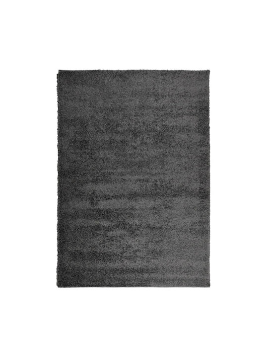 vidaXL Rug Rectangular Shaggy Charcoal