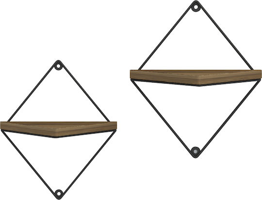 Raft Everleigh Negru 18x10x25cm