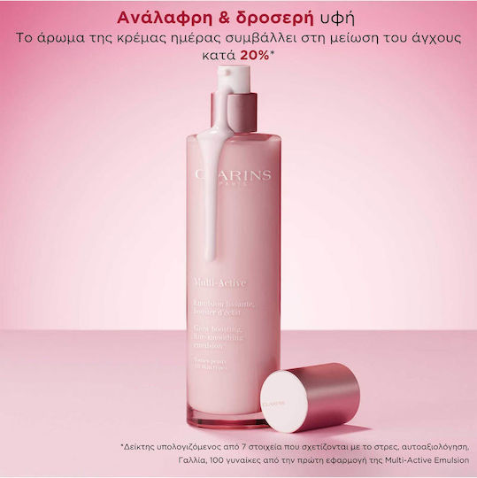 Clarins Multi-active Γαλάκτωμα Προσώπου για Λάμψη με Νιασιναμίδη 100ml