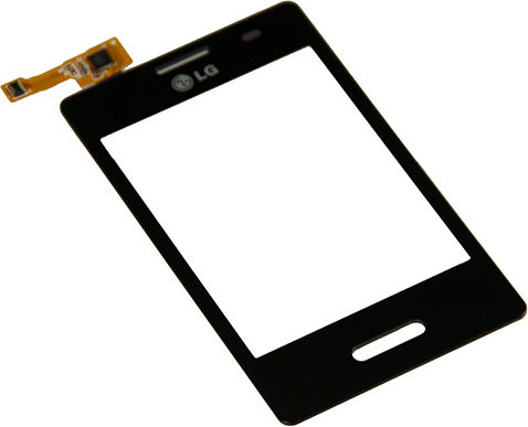 LG Οθόνη mit Touch-Mechanismus für LG E430 (Schwarz)
