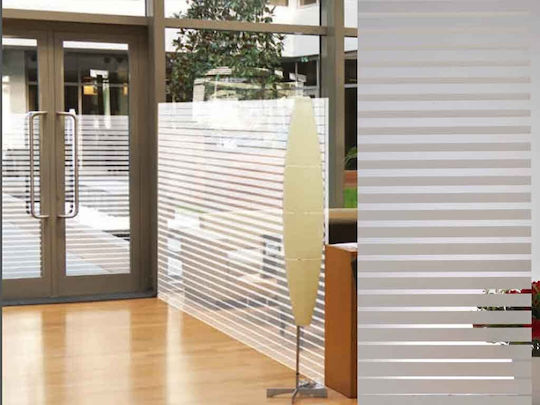 Decorative Window Film, Sun Protection Sticker, 60 X 200 Cm, 1 X 2 Cm Stripes, Original Deals
