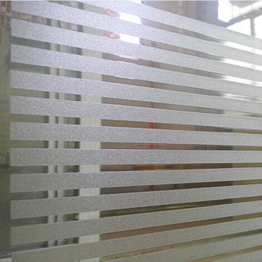 Decorative Window Film, Sun Protection Sticker, 60 X 200 Cm, 1 X 2 Cm Stripes, Original Deals