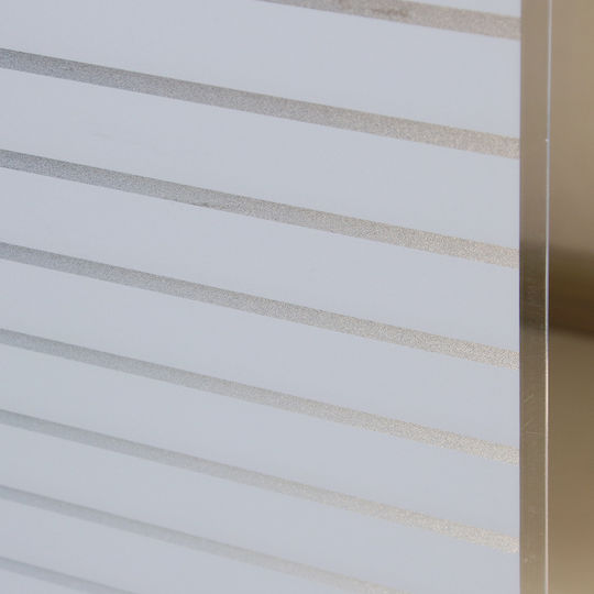 Decorative Window Film, Sun Protection Sticker, 60 X 200 Cm, 1 X 2 Cm Stripes, Original Deals