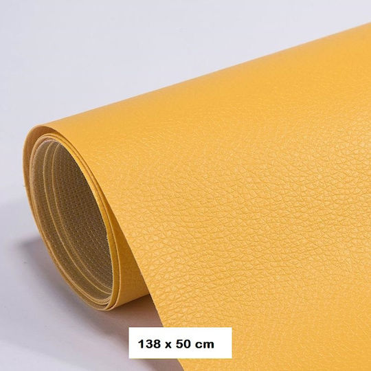 Țesătură pentru Mobilier Piele ecologică 50x138buc Yellow