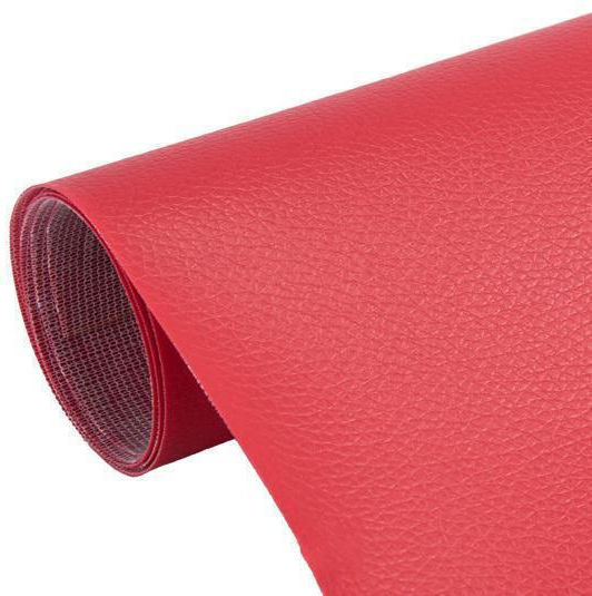 Upholstery Fabric Artificial Leather 50x138cm Red