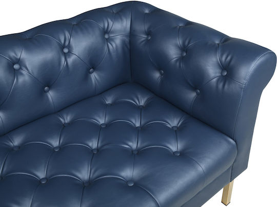 Țesătură pentru Mobilier Piele ecologică 50x138buc Navy Blue