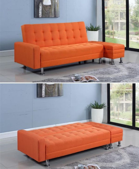Țesătură pentru Mobilier Piele ecologică 50x138buc Orange