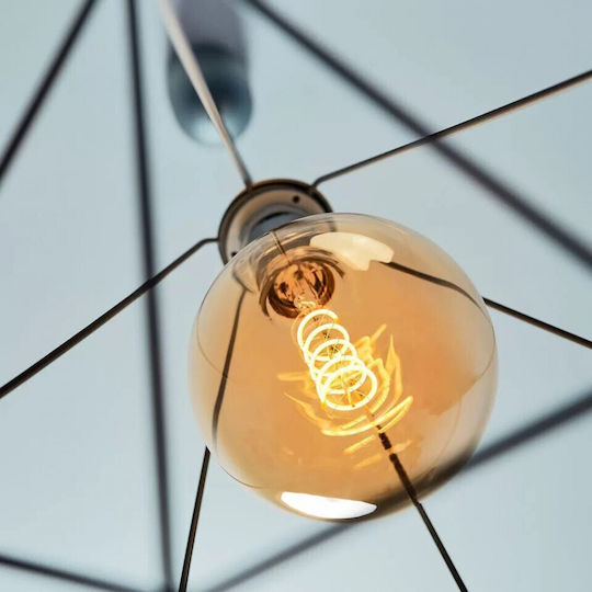Shelly Smart Λάμπα Vintage LED 4W για Ντουί E27 και Σχήμα G125 Θερμό Λευκό 260lm Dimmable
