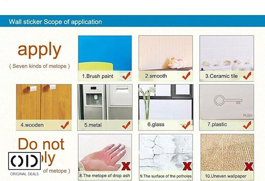 Autocolant Decorativ pentru Copii Perete 15buc