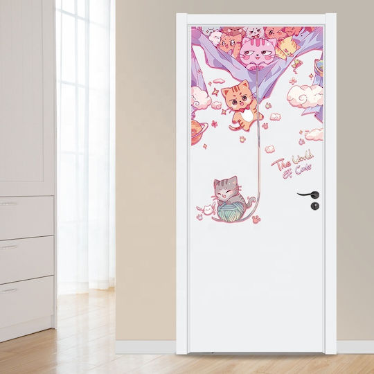 Autocolant Decorativ Pentru Ușa Copiilor 90x90cm
