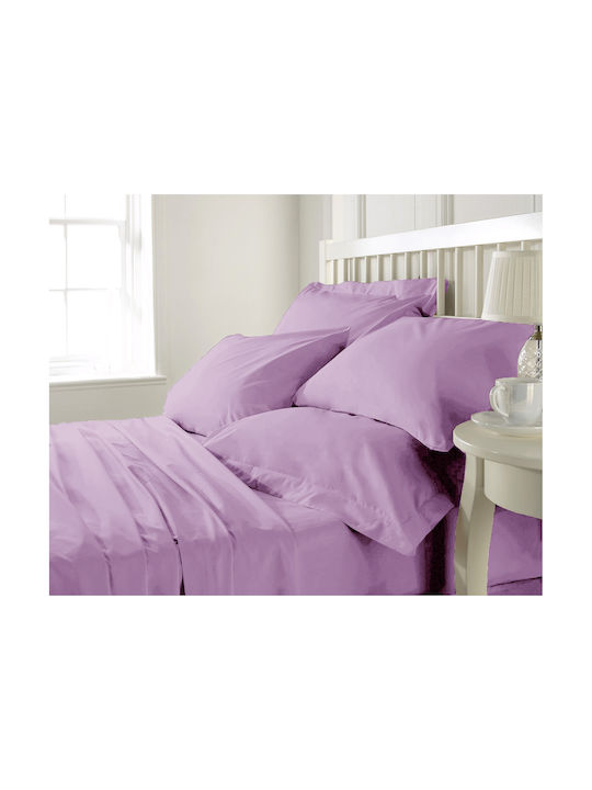 Anna Riska Prestige Baby Sheet Crib Cotton Lilac 115x165cm