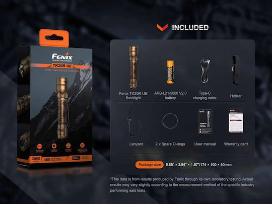 Dulotec Rechargeable LED Flash Light IP68