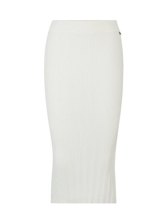 Hugo Boss Midi Skirt in White color