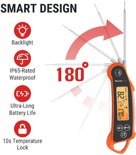 Thermo Pro Ψηφιακό Θερμόμετρο Μαγειρικής με Ακίδα