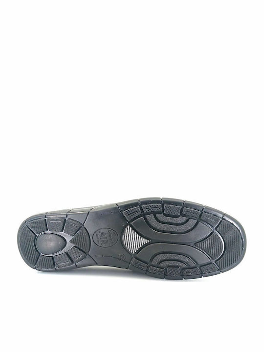 Кожа Мъжки Slip-On Черен