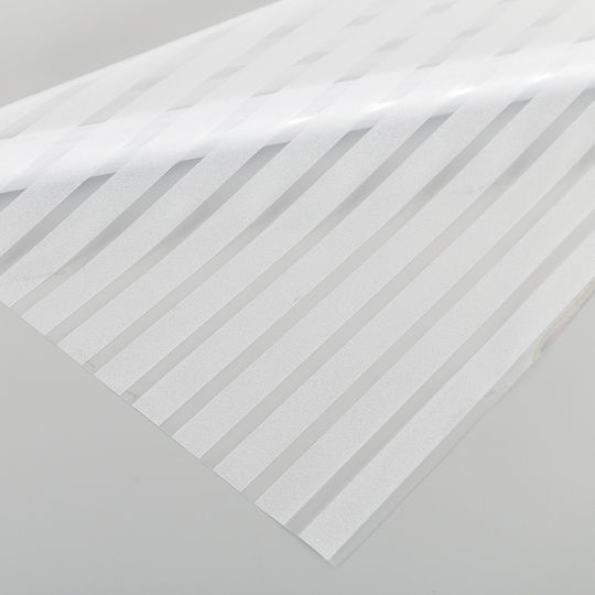 Decorative Window Film, Sun Protection Sticker, 60 X 200 Cm, 2 X 4 Cm Stripes, Original Deals