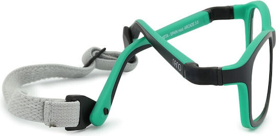Nanovista Arcade 3.0 Children's Eyeglass Frame Black NAO30113