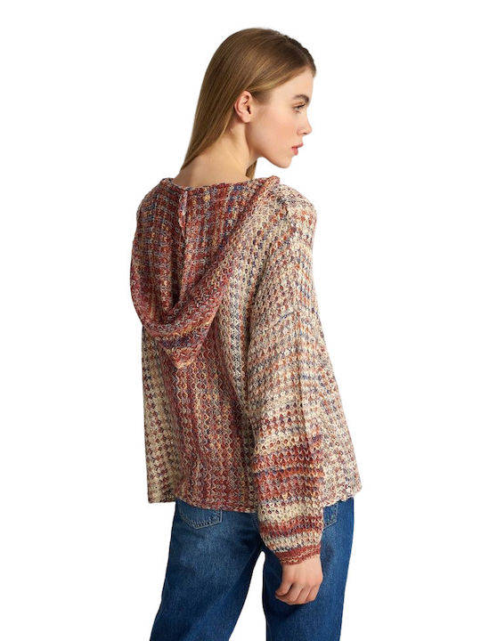 Attrattivo Women's Knitted Cardigan Multicolour