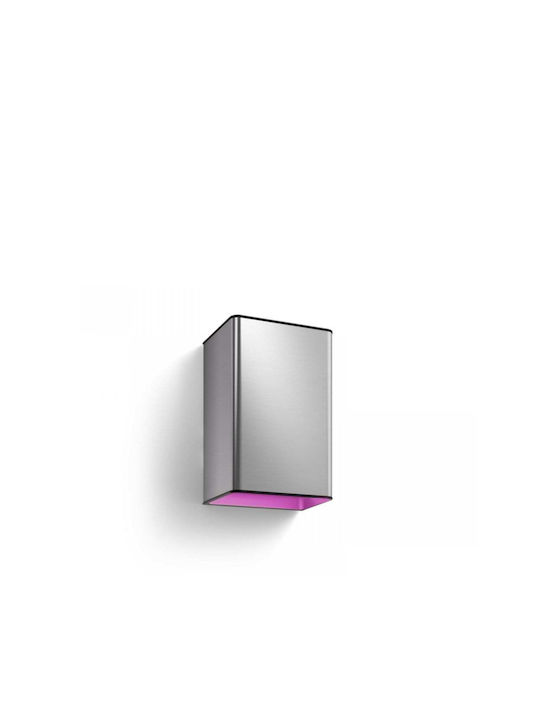 Philips Resonate Επιτοίχιο Εξωτερικό Φαναράκι LED IP44 8W με Ψυχρό Λευκό Φως 9.3x8x18εκ.