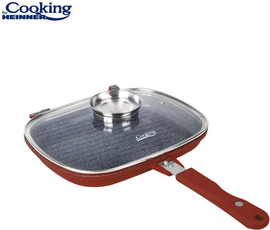 Heinner Calabria Pfanne aus Aluminiumguss mit Deckel mit Keramikinnenbeschichtung 9cm
