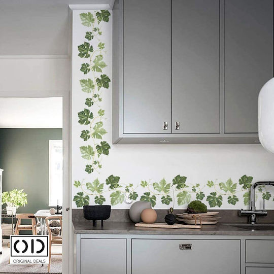 Sticker de perete cu viță de vie pentru decorațiuni interioare și design, autocolant premium, 60 X 16 Cm, oferte originale