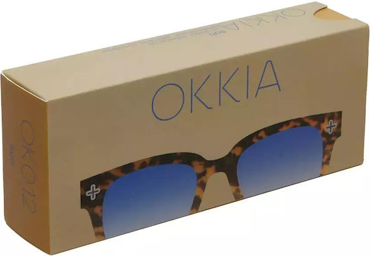 Okkia Γυαλιά Ηλίου Με Φίλτρο Προστασίας Για Υπολογιστή Giovanni - Havana Yellow (blue Lenses)
