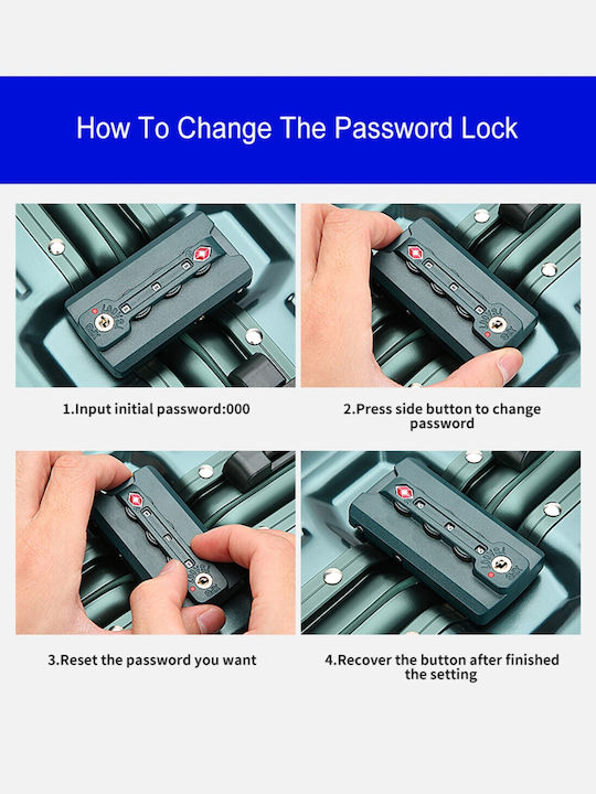 Bopai Mittlerer Hartschalenkoffer Schwarz mit 4 Rädern Höhe 65cm