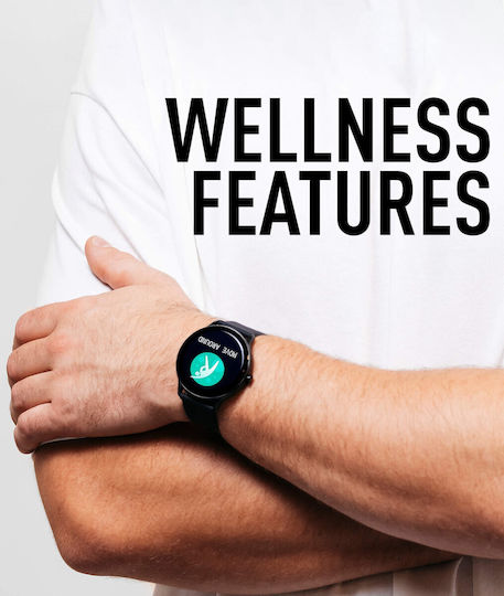 Reflex Active Series 22 45mm Smartwatch mit Pulsmesser (Schwarz)