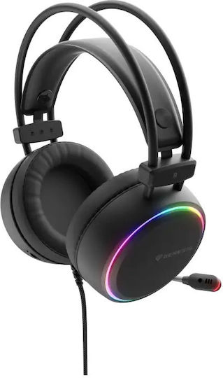 Genesis Neon 613 Über Ohr Gaming-Headset mit Verbindung 3,5mm / USB Schwarz