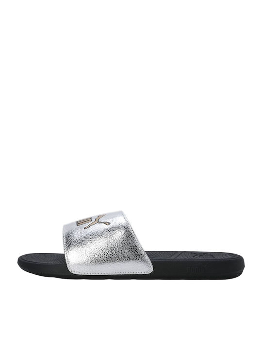 Cat 2.0 Women's Slides Silver