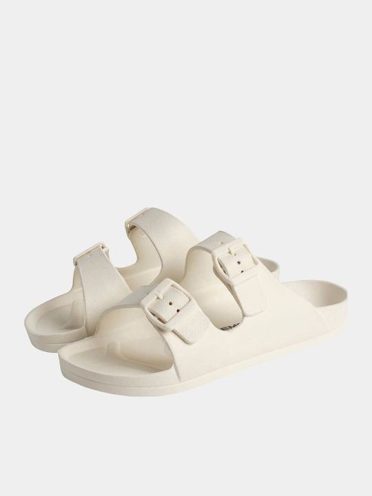 Frauen Flip Flops in Beige Farbe