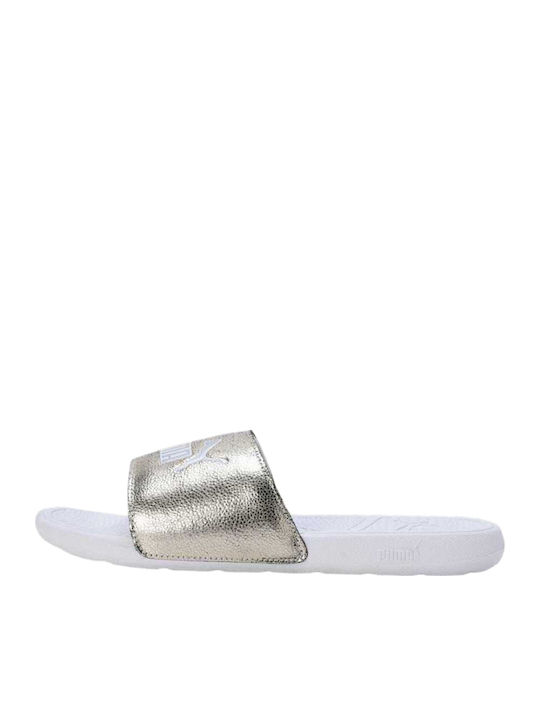 Cat 2.0 Women's Slides Gold