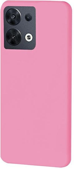 Beline Back Cover Σιλικόνης Ροζ (Oppo Reno8)