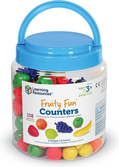 Learning Resources Grocery Toys Fruit & Vegetables for 3+ Years 108 Pieces