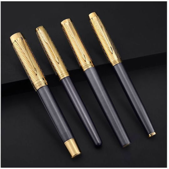 Parker Ρ Sonnet Πένα Γραφής Fine Χρυσή με Μπλε Μελάνι