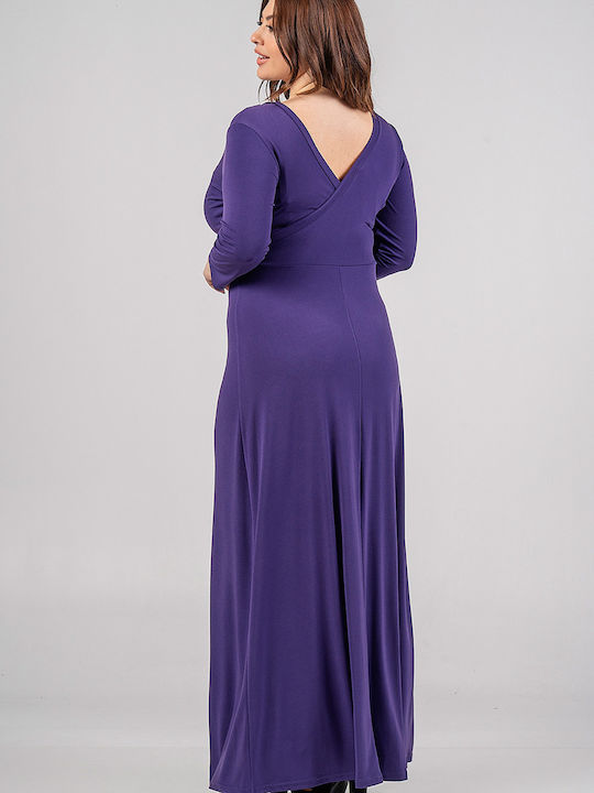 Lovesize Maxi Rochie Înfășurați Violet