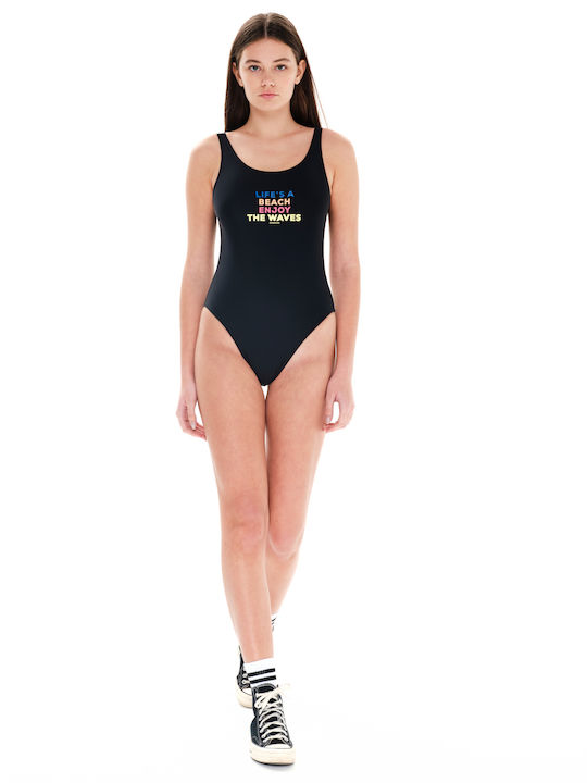 Black One Piece Swimsuit