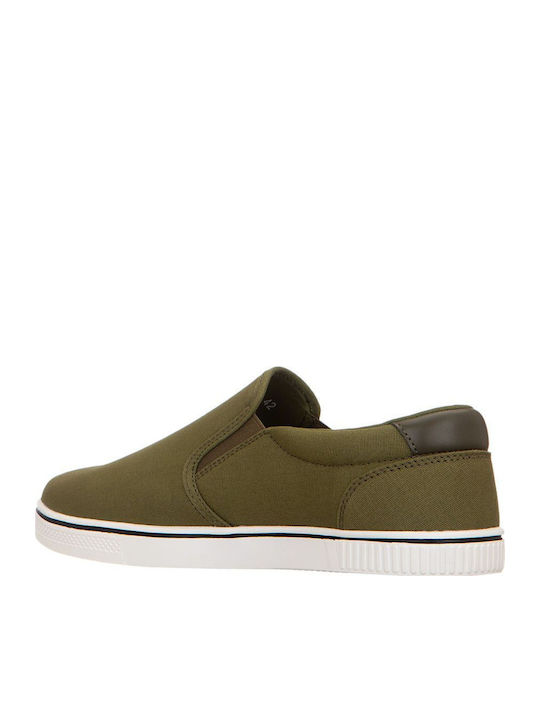 Πάνινα Ανδρικά Slip-On Πράσινα