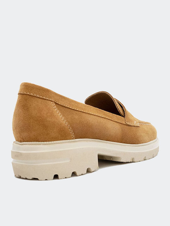 Leather Women's Loafers Light Tabbac
